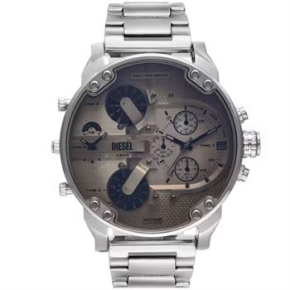 Diesel Silver Chronograph Watch